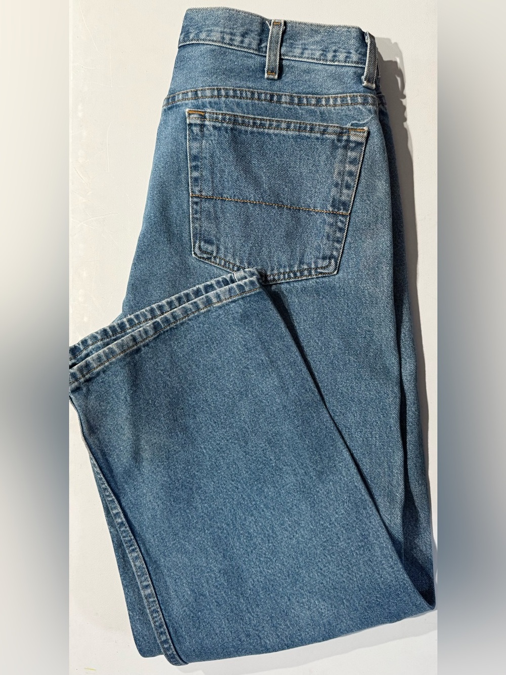 Classic Blue Straight-Leg Jeans